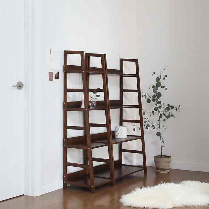 ウッド 4段 シェルフ［2色・2サイズ］