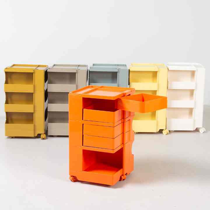 BOBIE 移動式 4段 ワゴン［6色］