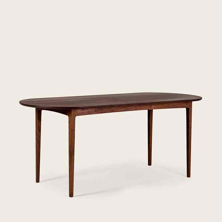 Curvo テーブル07 ウォールナット（オーバル型）