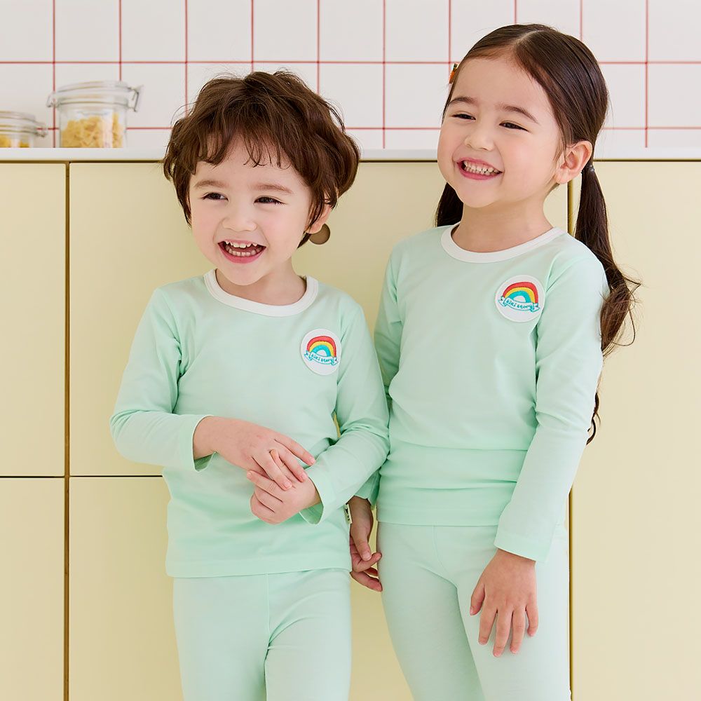 키키스토리 레인보우 와펜 코튼모달스판 실내복