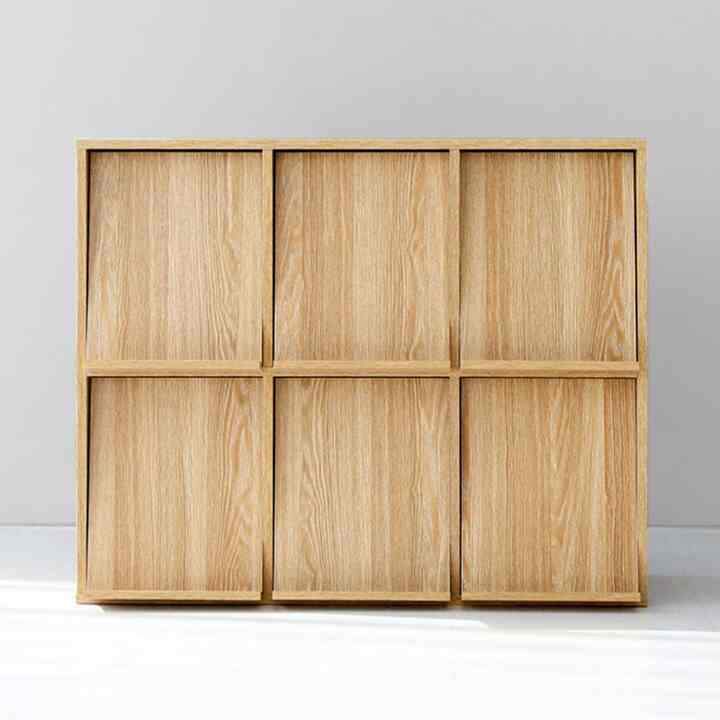 EZBO BESIDE 雑誌収納付きチェスト 6扉