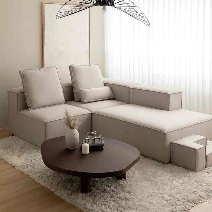 Muto CLASSY EDITION モジュール ファブリック ソファ［3色・2種］