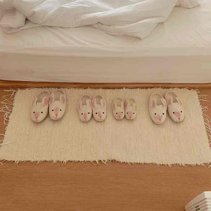 HAND MADE ラビット ルームシューズ［4サイズ］