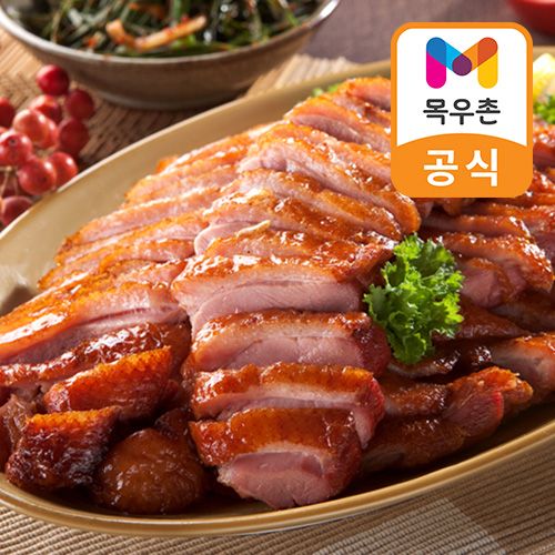 인정식탁 목우촌 허브갈릭 훈제오리 210g x 4팩 + 소스 2봉