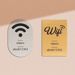 와이파이 안내사인 wifi 카페 매장 비밀번호 안내판 표지판