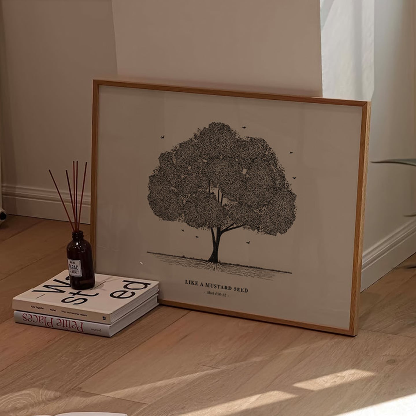 할렐루야샵 겨자씨 비유 MUSTARD SEED - 마이카 마틴 작품 성경 말씀 포스터 액자