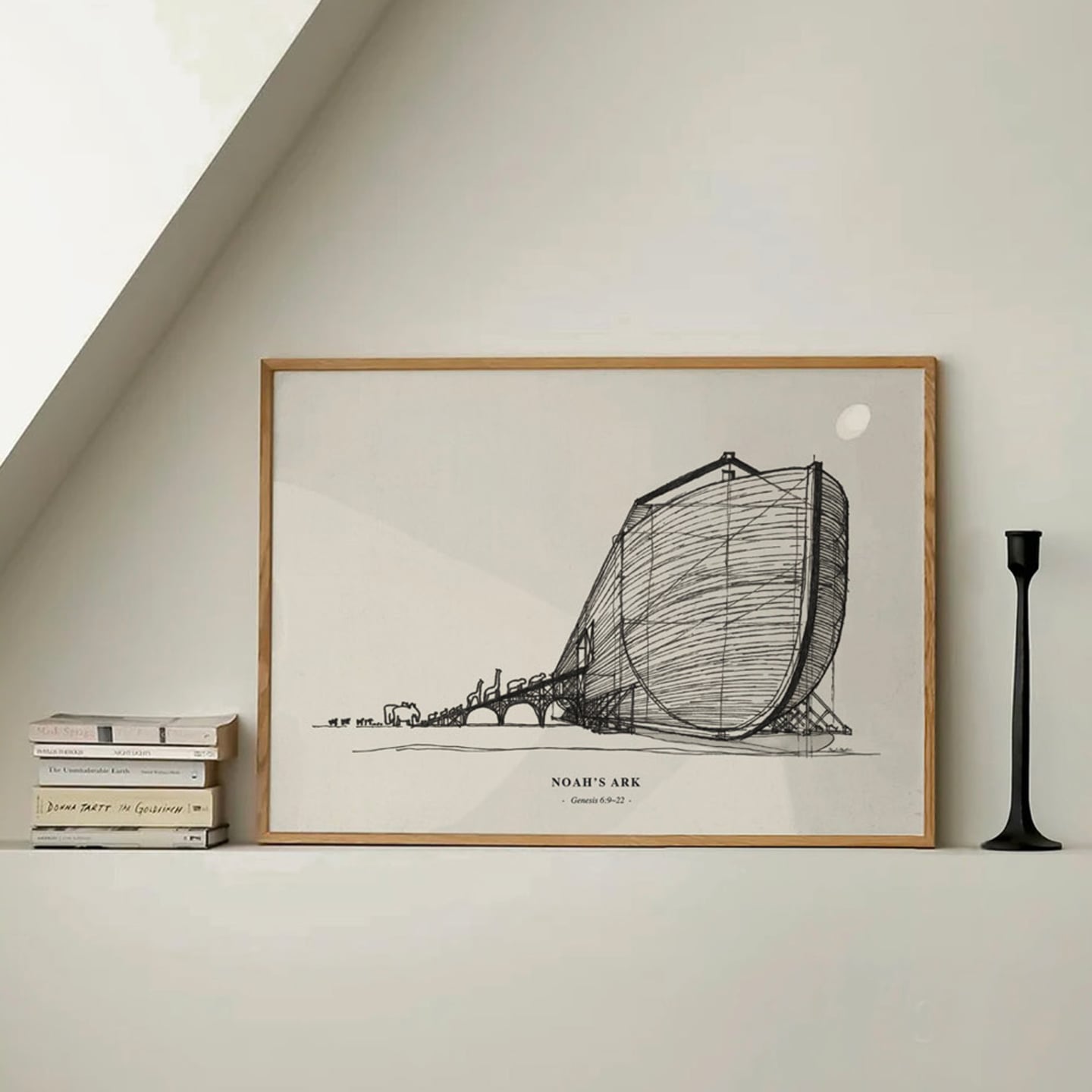 할렐루야샵 노아의 방주 2024Ver. 창세기 - 마이카 마틴 작품 성경 말씀 포스터 액자