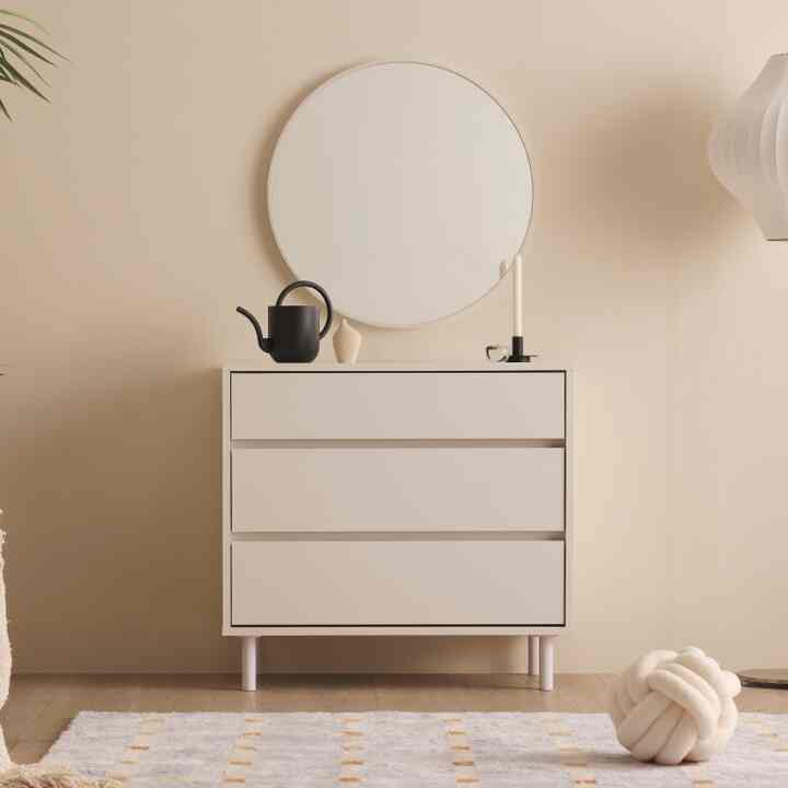 Hazle モダン 3段 チェスト 80cm