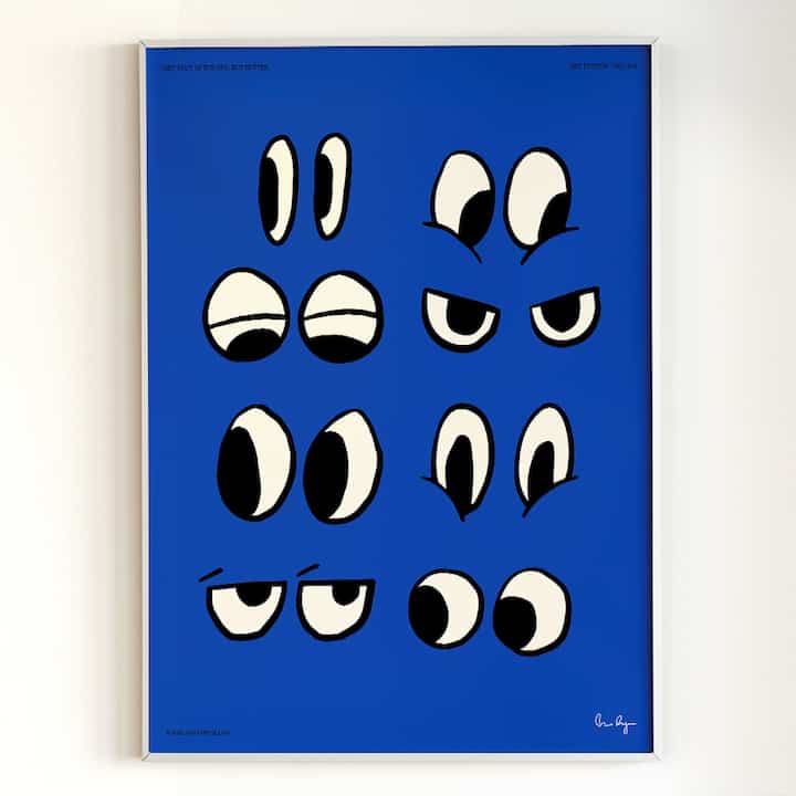 Summer Vibes ブルー 今日の気分 ポスター