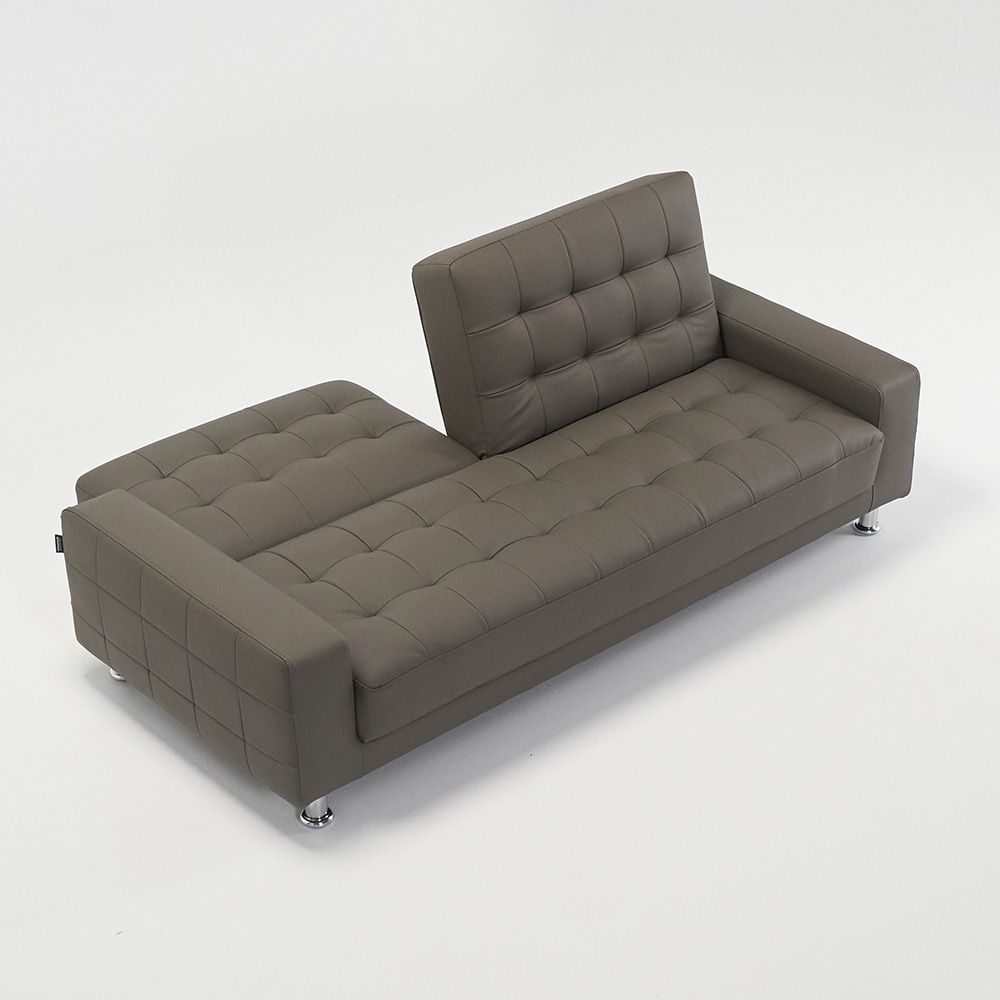 [신상품] 에보니아 갤럭시 에어레더 3인용 쇼파베드 3colors