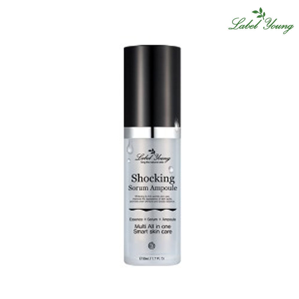 라벨영 쇼킹소름앰플 50ml 올인원 블랙씨드 미백주름개선 기초케어