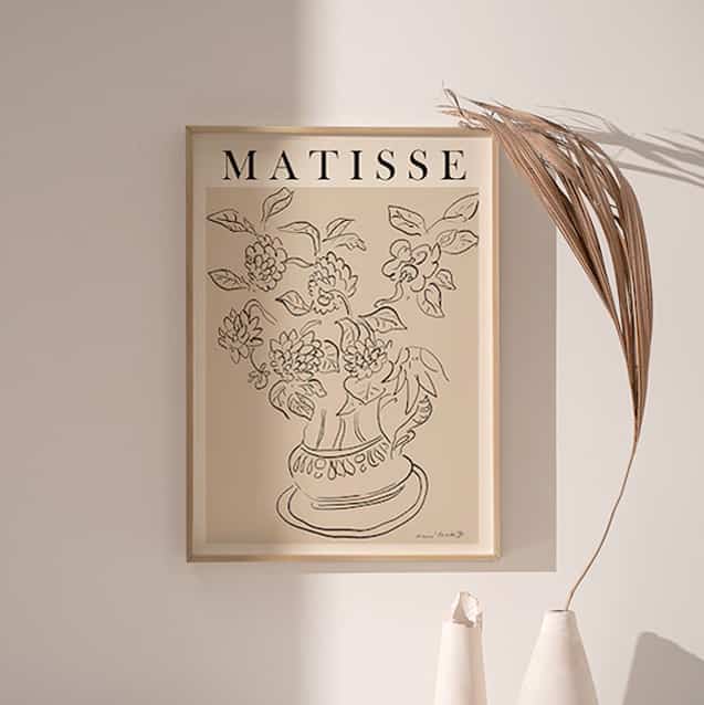 マティス ファブリックポスター A4 サイズ