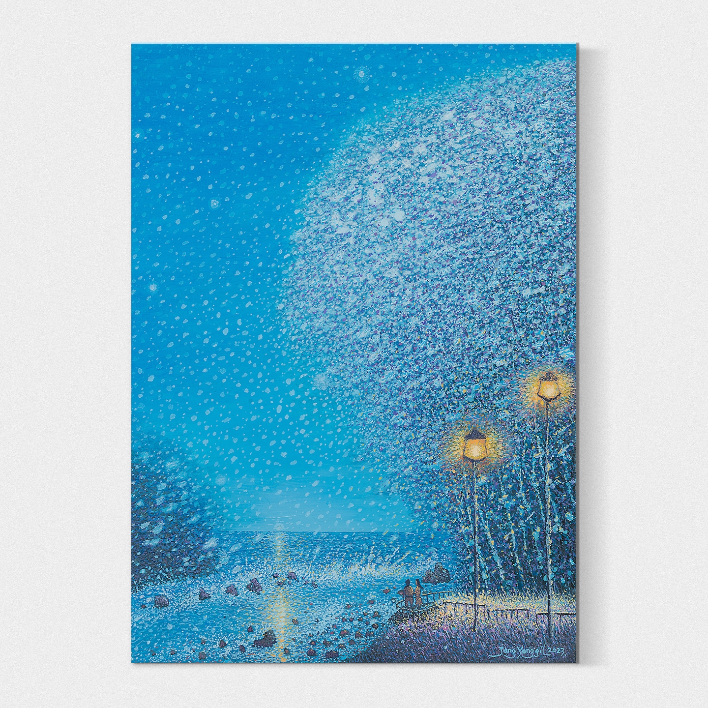 에덴미술 장용길 작가ㅣ다대포몰운대의 첫눈