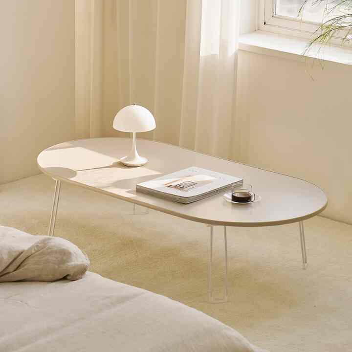 ROUND 折りたたみテーブル［4色・2種・4サイズ］