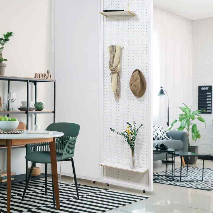 間仕切りパーテーション フック4個付き［2種・2色・3サイズ］