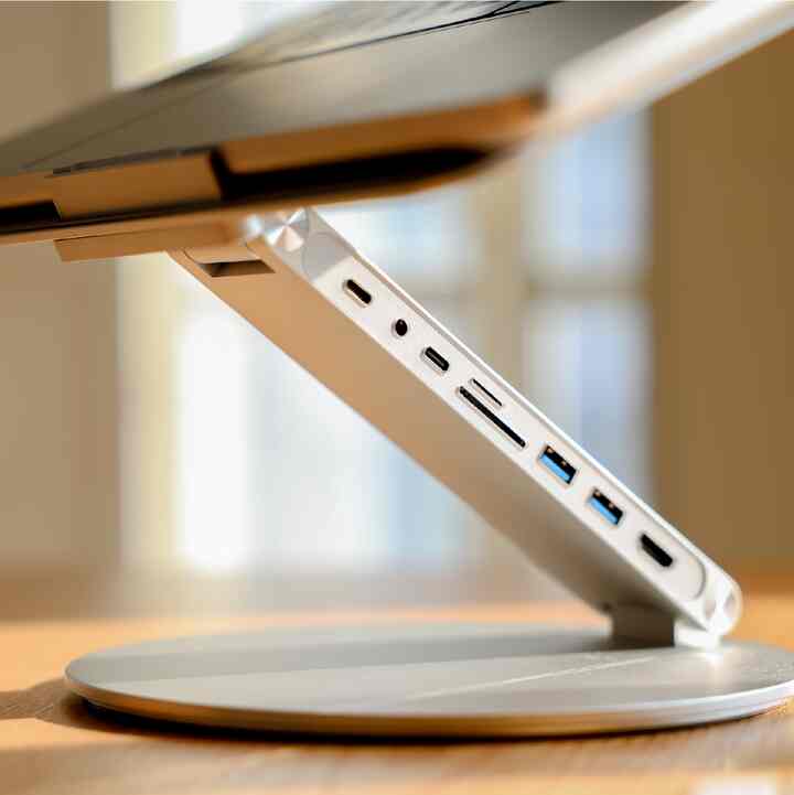 X5 Pro ノートパソコンスタンド 8in1 HUB付き