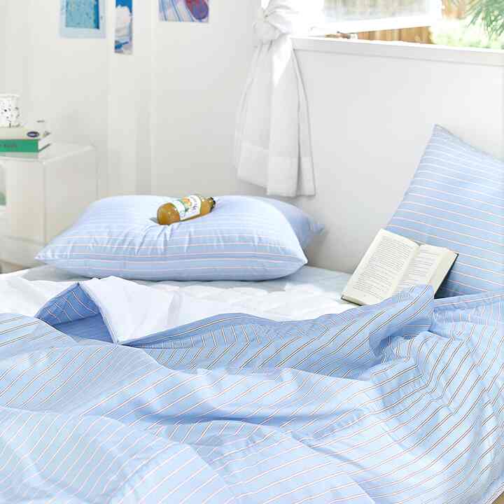 Boat アレルギーケア ストライプ 冷感 掛け布団セット［2色］