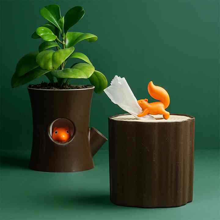 リス トイレットペーパーケース