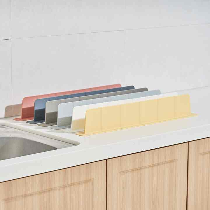 シリコン シンク水はね防止ガード 吸盤タイプ［6色］