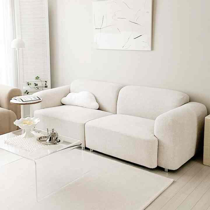 MOND ３人掛け モジュールファブリックソファ［2種］