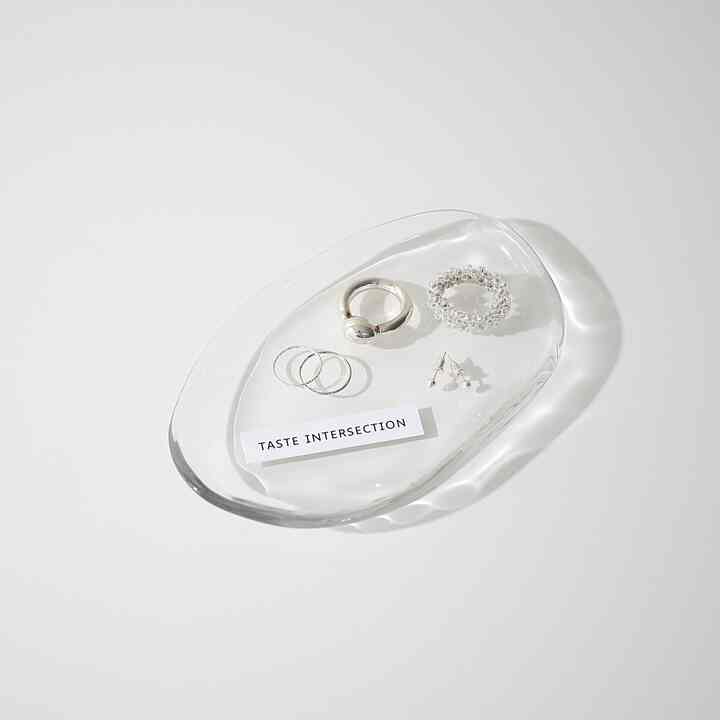 Unbalance glass アクセサリートレイ