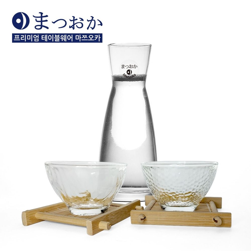 소주잔·막걸리잔 > 시라쯔유 사케병&시미즈 사케잔 2인조 세트 / 일본술잔 정종잔 니혼슈 돗쿠리 구이노미 | 오늘의집 쇼핑