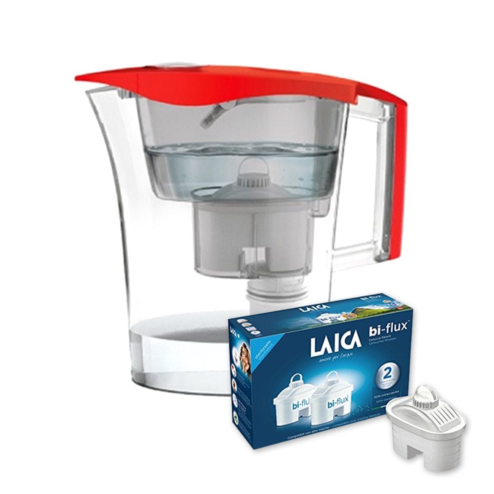LAICA 물통형 정수기 프레데터 (2.3L/이중필터/세균제거/미네랄밸런스)