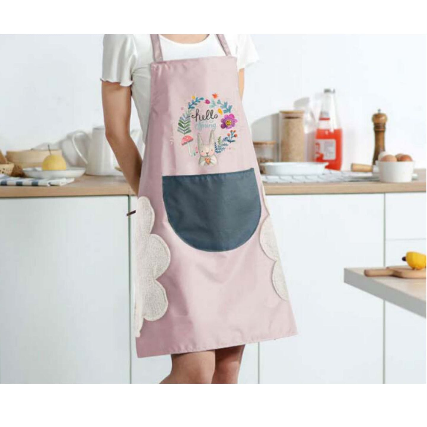 [신상품]리빙팩토리H 바리스타 앞치마 공방 작업용 미용실 방수 방수 알바 주방 카페 2color