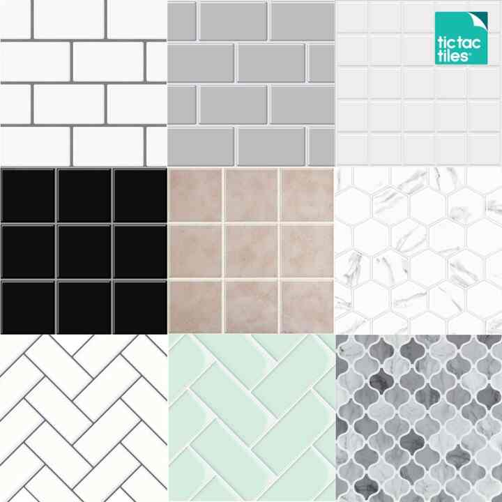 DIY タイルシール［25種］