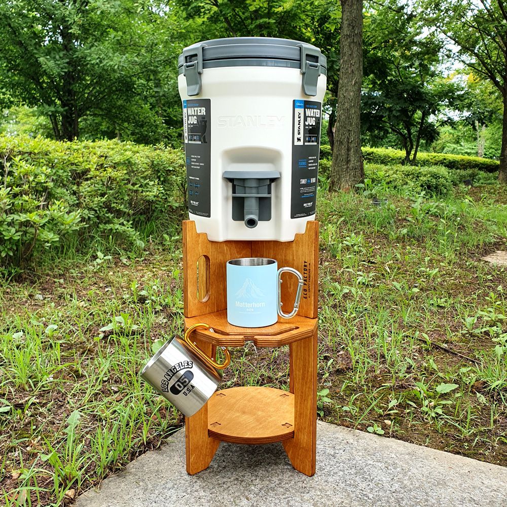 에코팩토리 캠핑 스탠리워터저그 3.8 /7.5L 받침대