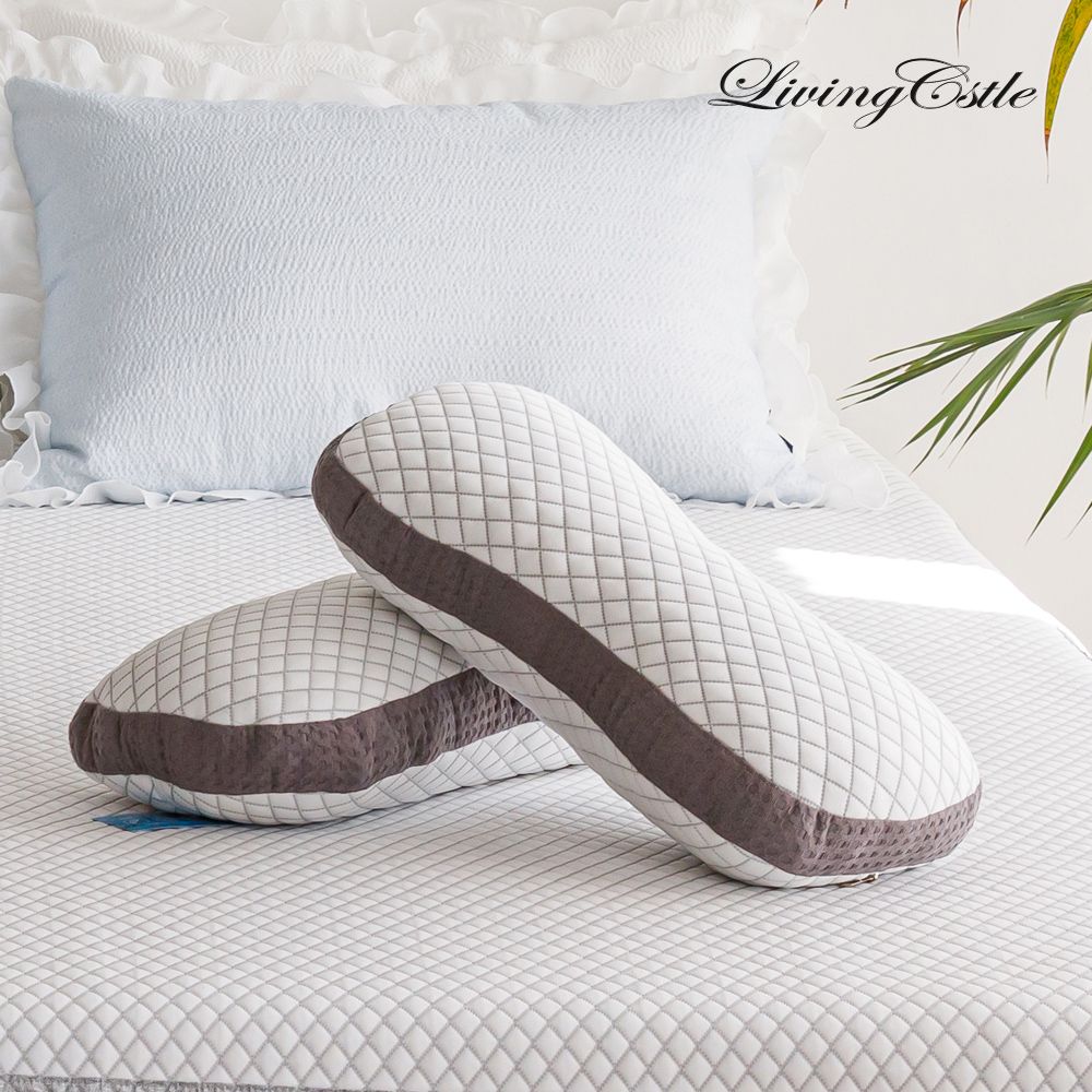 리빙캐슬 여름 시원한 냉감 소프트아이스 라텍스 땅콩베개 쿨링 이부자리