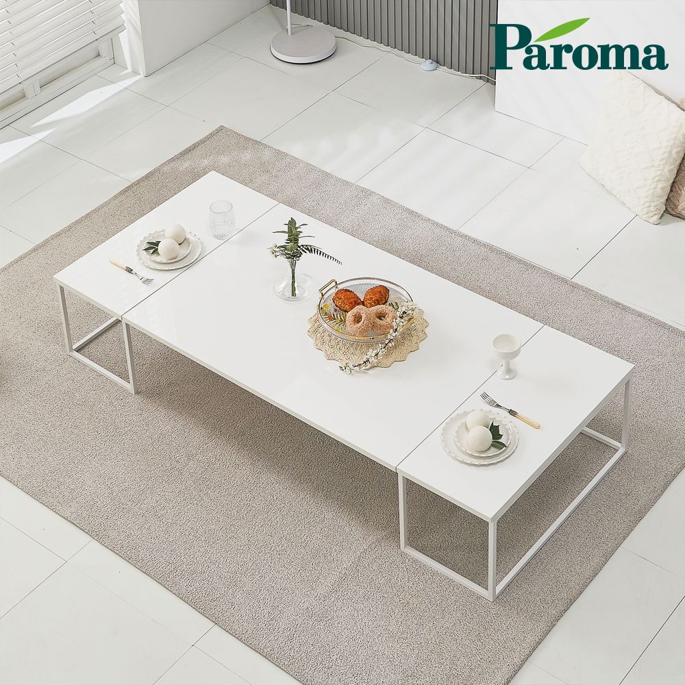 파로마 하임 엘티지 좁은집 공간활용 확장형 거실 좌식 테이블 