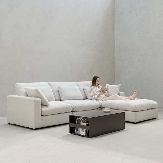 Forest 4人掛け ファブリック ソファ［2種］