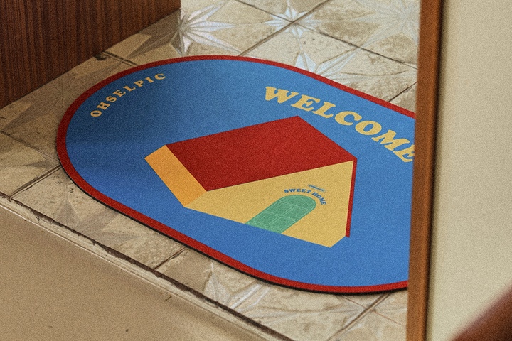 오셀픽 시그니처 빨아쓰는 규조토 욕실 주방 현관 체커보드 발매트