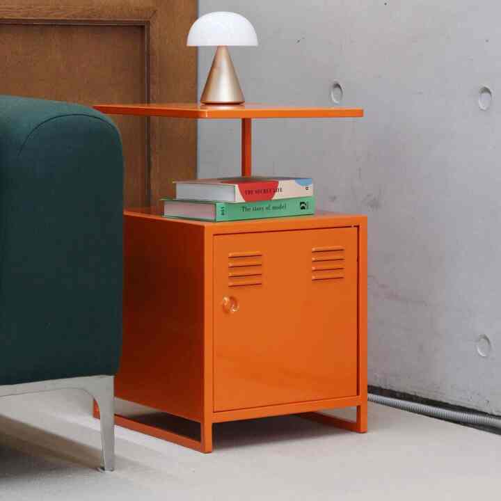 Rosco Steel Storage Side Table