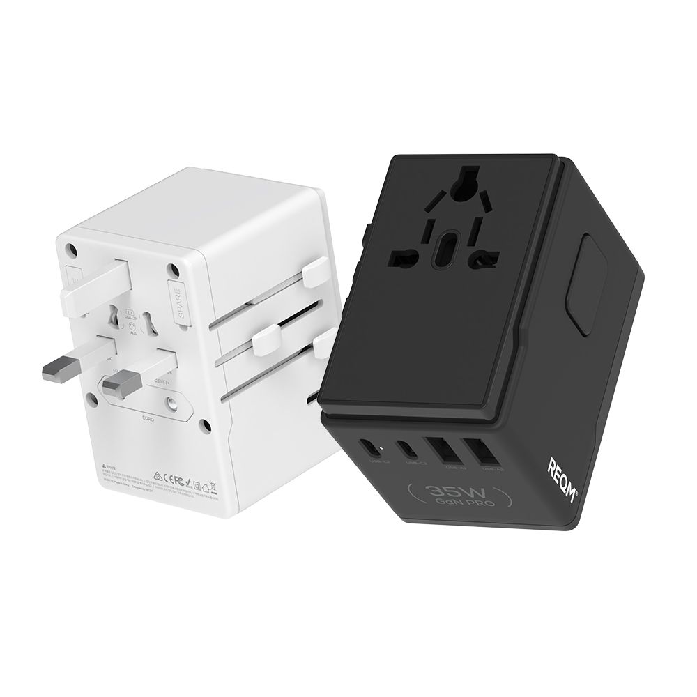 리큐엠 해외전용 35W 5포트 여행용 고속충전 멀티 충전기 어댑터