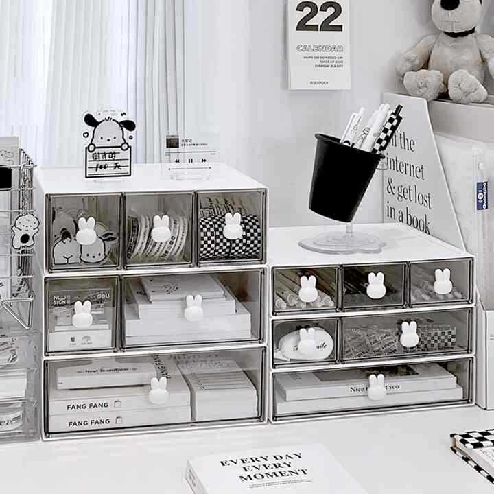 ウサギ 小物入れ 引き出し L［3種］