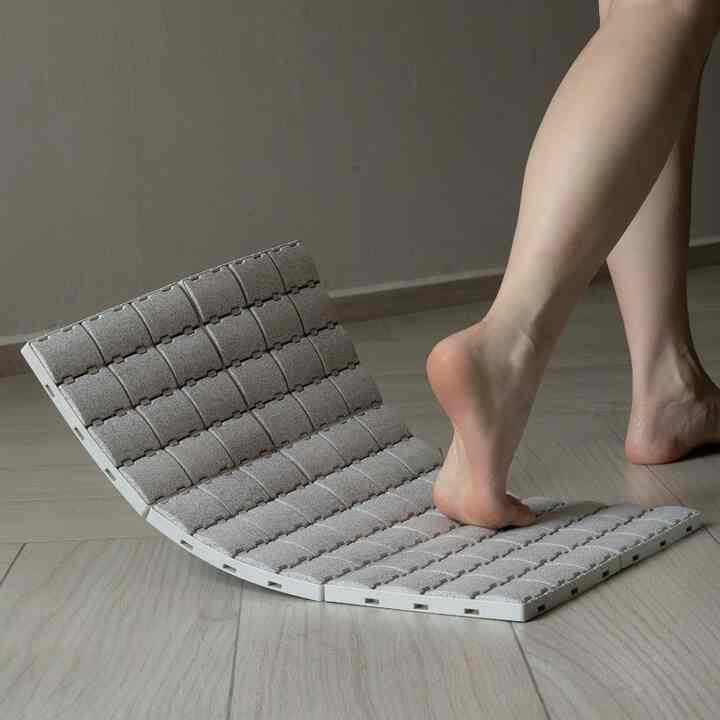 珪藻土セラミックモジュールバスマット［3色］