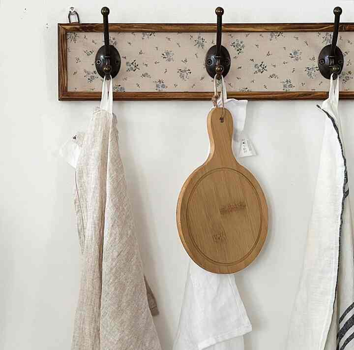 花柄ファブリックコートラック［2色・4サイズ］