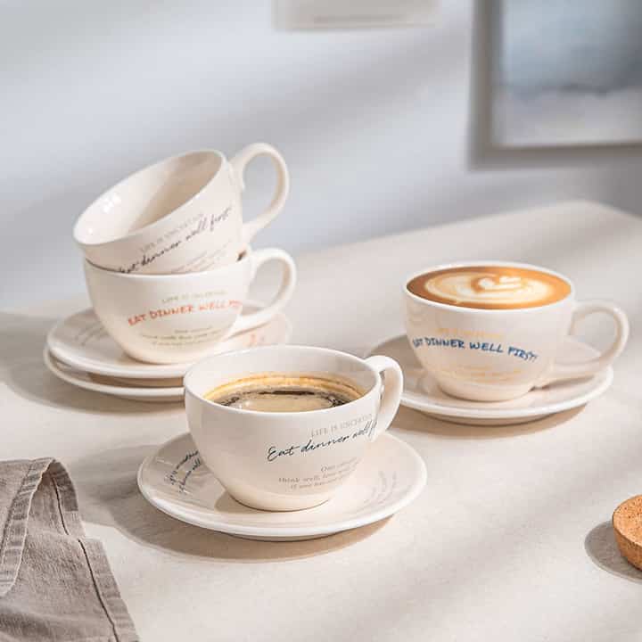 New York Letter コーヒーカップセット 320ml［4色］