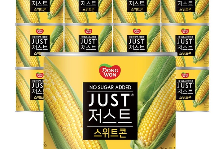 통조림 > 저스트 노슈가 에디드 스위트콘 340g 12개/24개 | 오늘의집 쇼핑 저스트 노슈가 에디드 스위트콘 340g 12개/24개