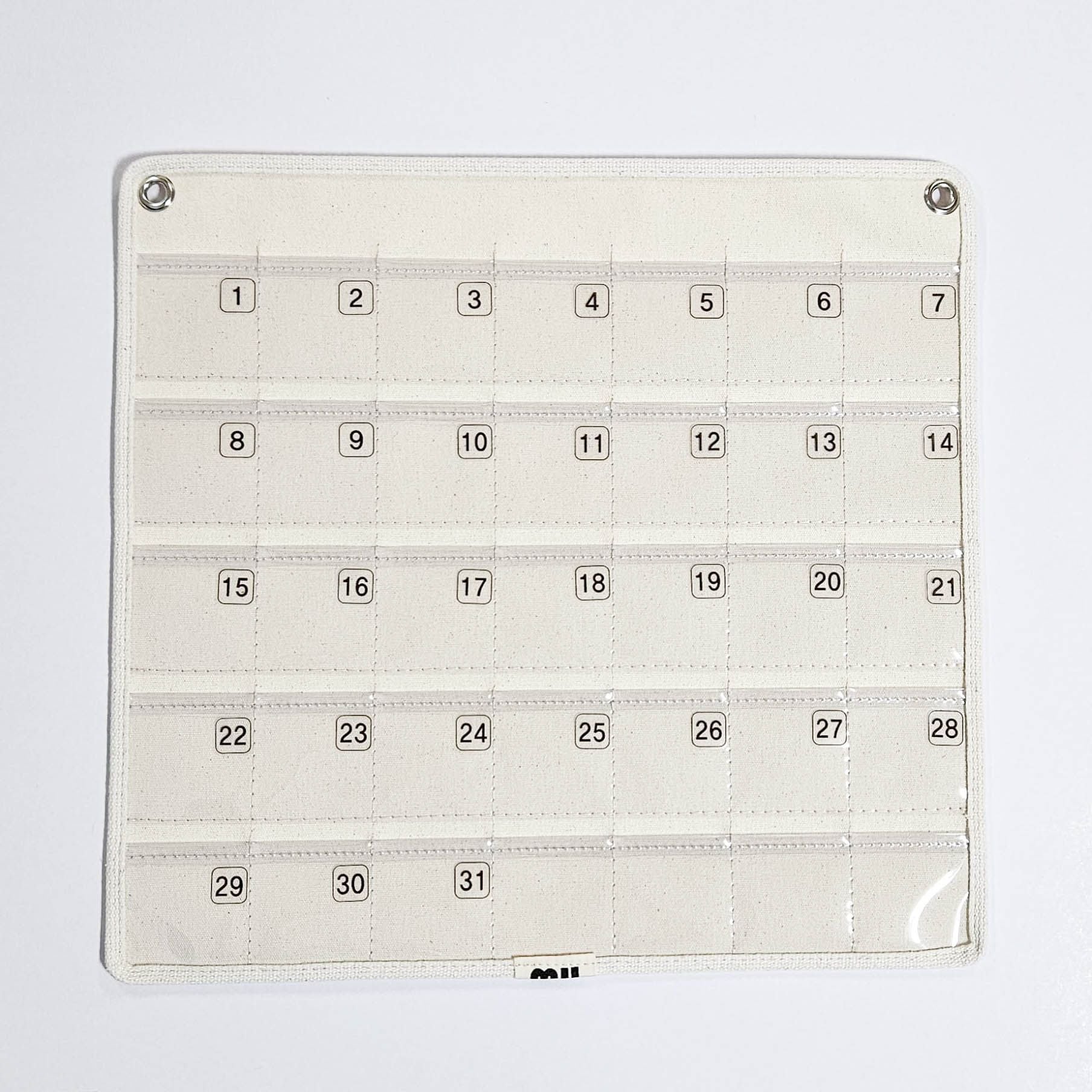 [오늘출발][신상품]마이포켓 타입17 벽걸이 학습 포켓 수납 생활비 용돈 달력 월간