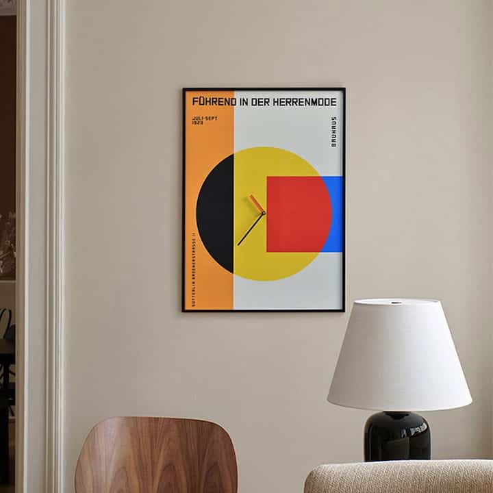 on my mood Bauhaus ポスタークロック［2種］