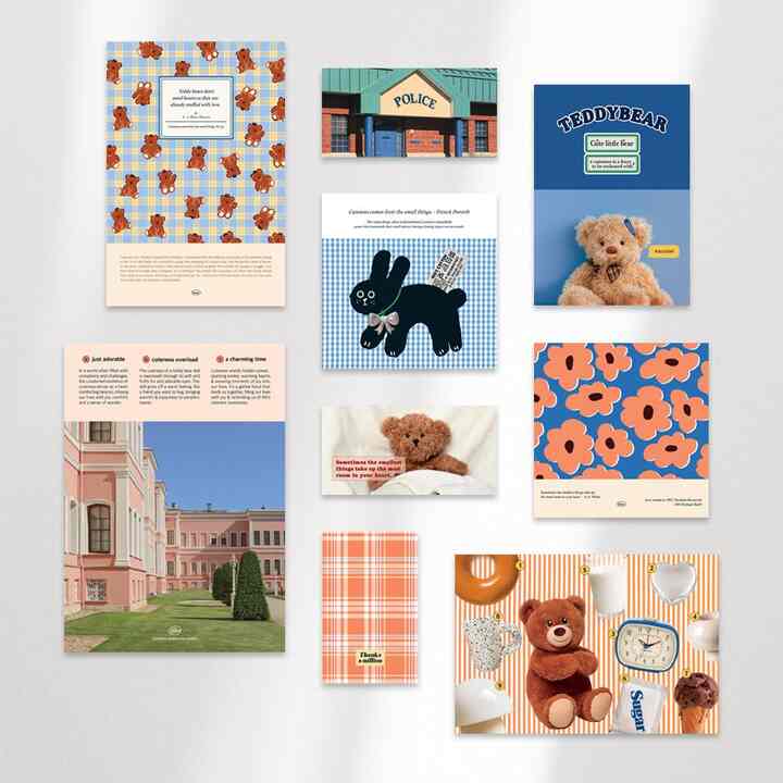 Cream Bear ポストカード セット