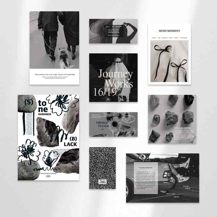 Midnight Black ポストカード セット