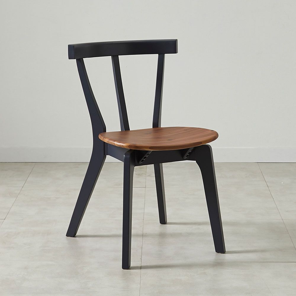 오크빌 아까시 원목 의자 책상 식탁 카페 체어