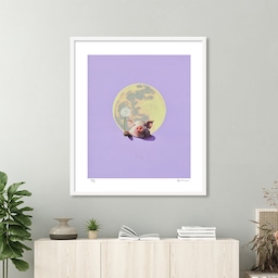 송형노, Olivia in the full moon (lilac) 판화