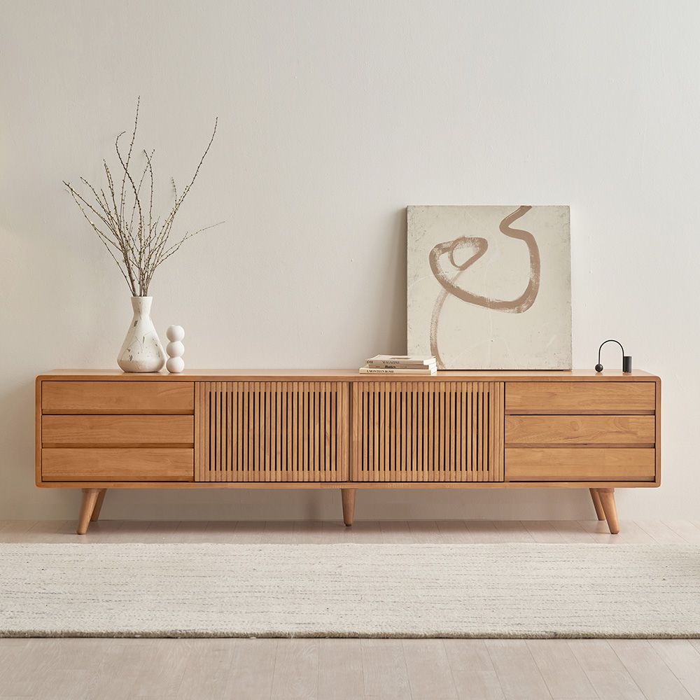 핀란디아 아멜리 원목 2000 낮은 거실장 