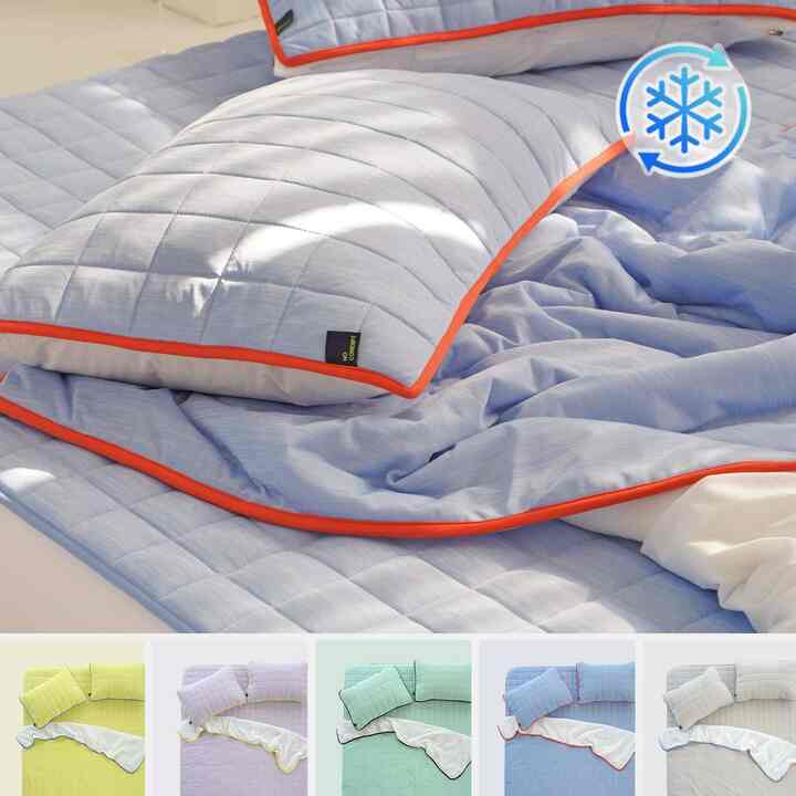 Spacooling 冷感 夏用 掛け布団＆枕カバーセット［5色・3サイズ］