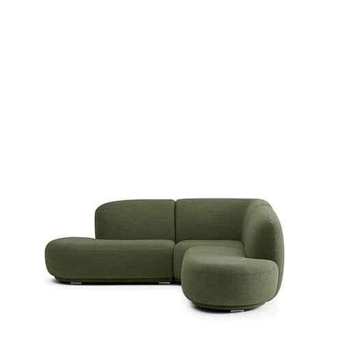 MOIRE 3人掛け コーナーラウンジ ソファ［6色］